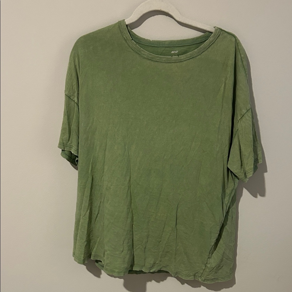 Aerie Sage Green Tee